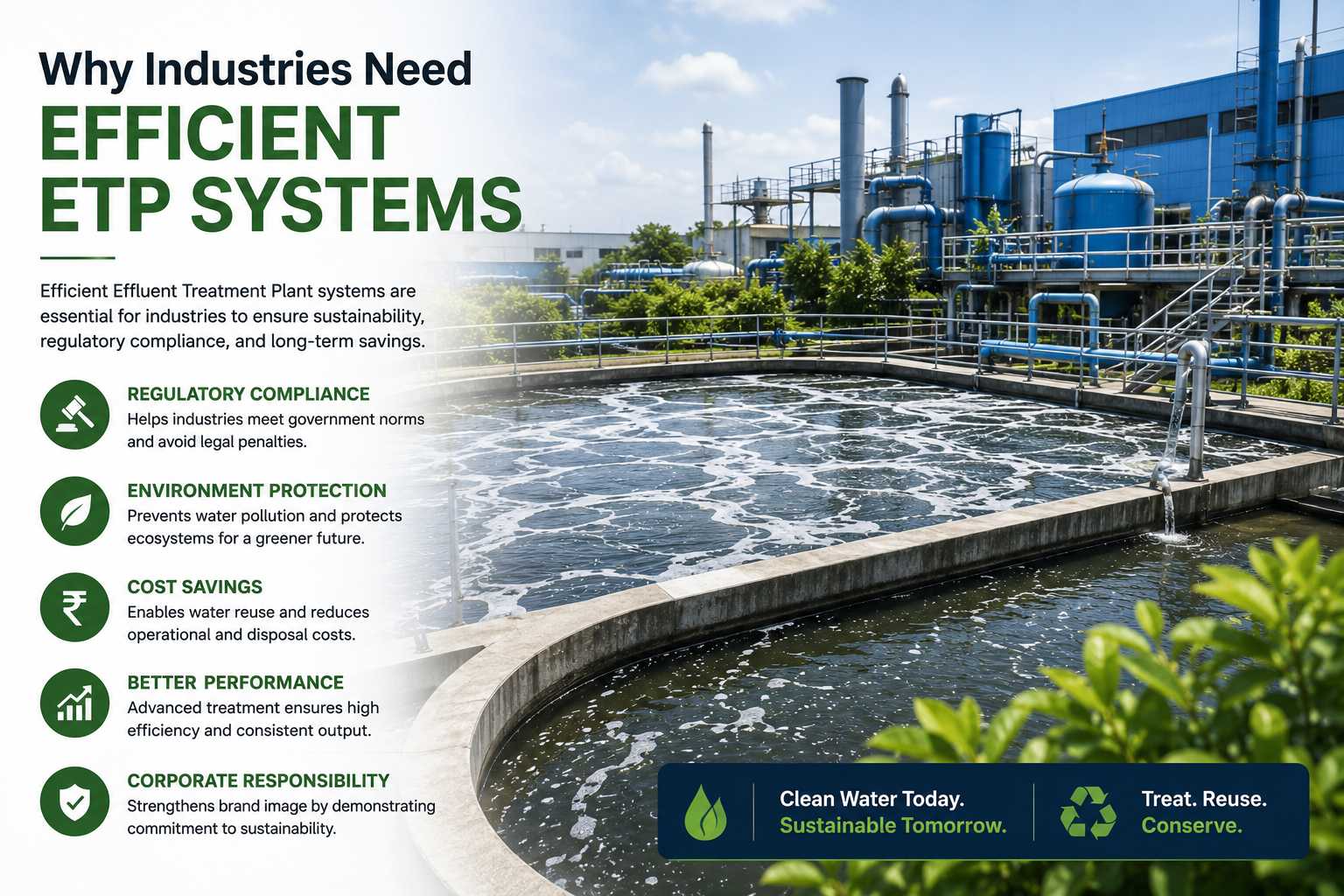 Effluent treatment plant